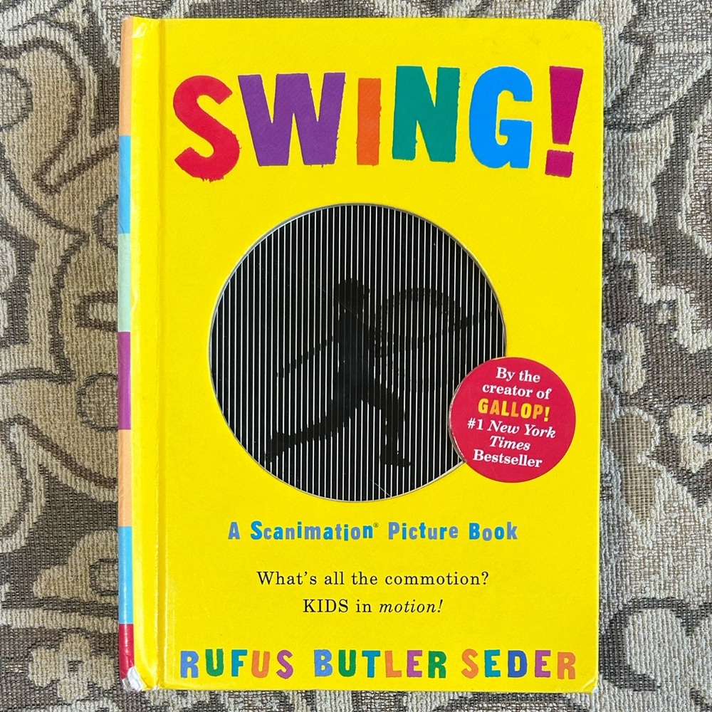 4/$20 SWING A Scanimation Picture Book Kid’s in Motion - See Video